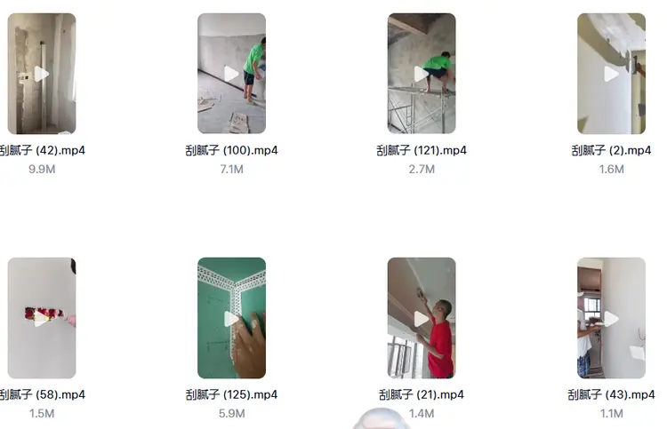 1000+套装修工人施工实景实拍视频素材+无水印+无字幕 第3张 1000+套装修工人施工实景实拍视频素材+无水印+无字幕 第3张