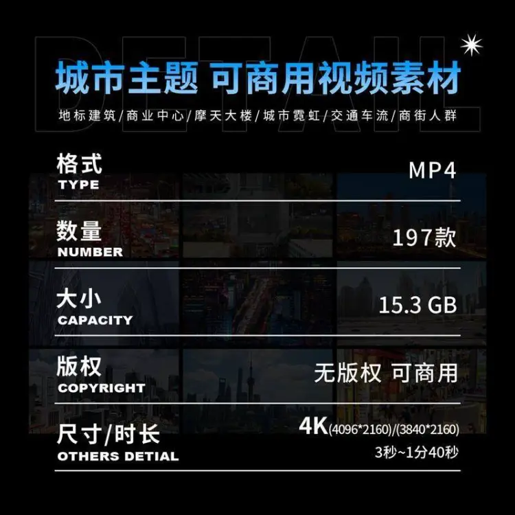 197款可商用城市航拍延时空镜头4K高清视频素材 无版权 第2张 197款可商用城市航拍延时空镜头4K高清视频素材 无版权 第2张