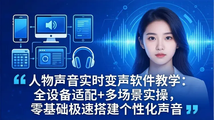 人物声音实时变声软件教学:全设备适配+多场景实操 第1张 人物声音实时变声软件教学:全设备适配+多场景实操 第1张