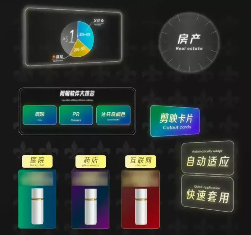 88套剪映高级感卡片字幕文字预设 第2张 88套剪映高级感卡片字幕文字预设 第2张