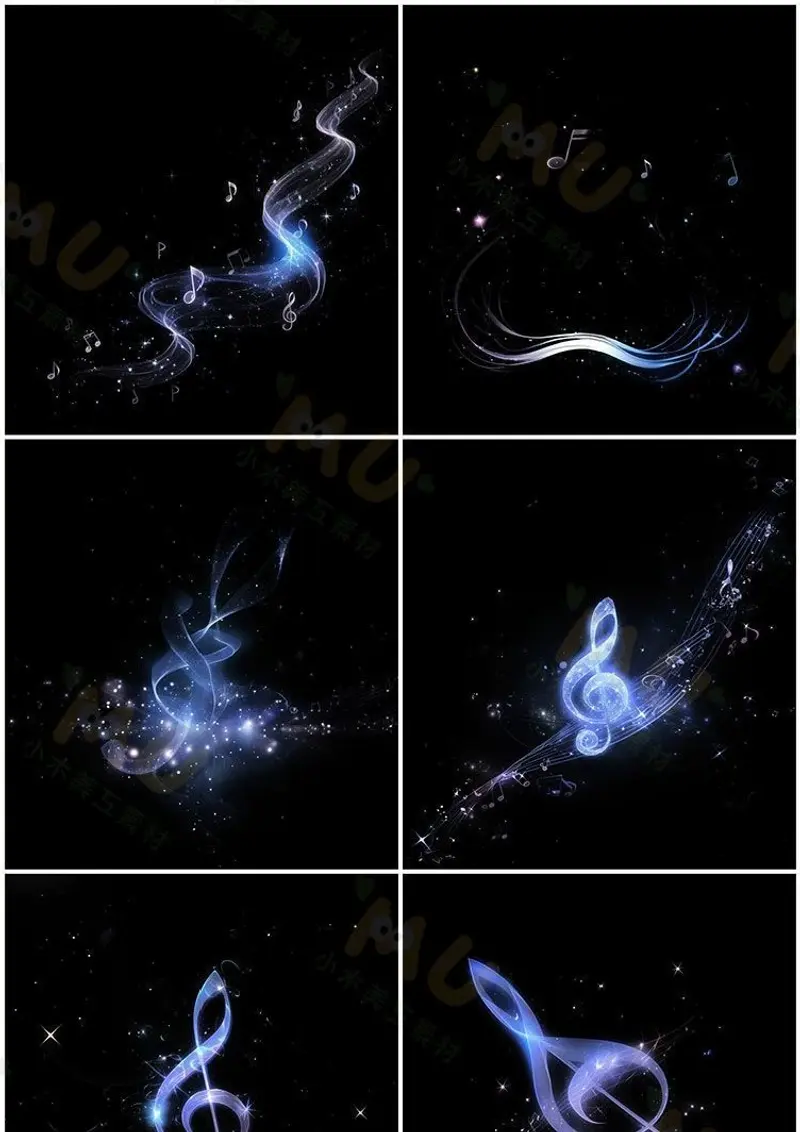 可商用梦幻光效音符音乐png高清免抠PS素材 第2张 可商用梦幻光效音符音乐png高清免抠PS素材 第2张