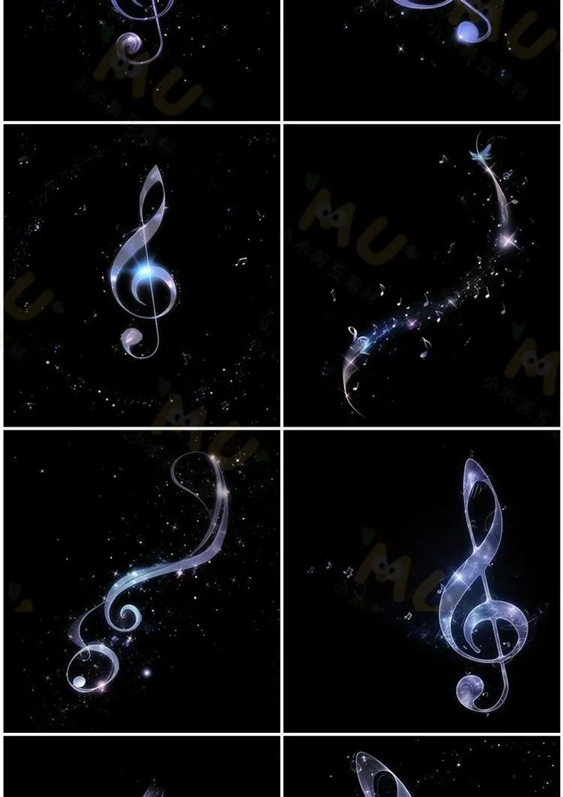 可商用梦幻光效音符音乐png高清免抠PS素材 第4张 可商用梦幻光效音符音乐png高清免抠PS素材 第4张