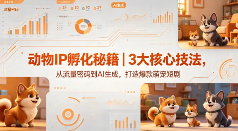 动物IP孵化秘籍|3大核心技法,打造爆款萌宠短剧 第1张 动物IP孵化秘籍|3大核心技法,打造爆款萌宠短剧 第1张