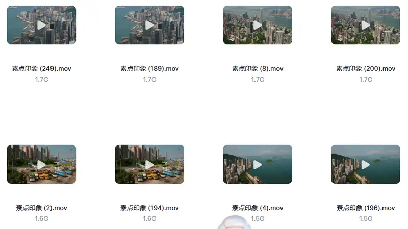 260款香港城市航拍和人文街道夜景实拍视频素材 第5张 260款香港城市航拍和人文街道夜景实拍视频素材 第5张
