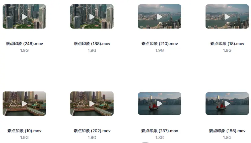 260款香港城市航拍和人文街道夜景实拍视频素材 第4张 260款香港城市航拍和人文街道夜景实拍视频素材 第4张