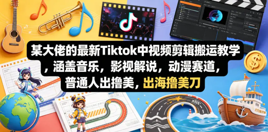 最新Tiktok中视频剪辑搬运教学 第1张