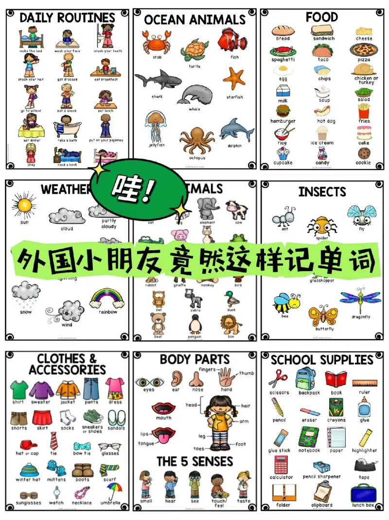 共1000+页|国外孩子都在用的英文单词银行电子资料 第1张 共1000+页|国外孩子都在用的英文单词银行电子资料 第1张