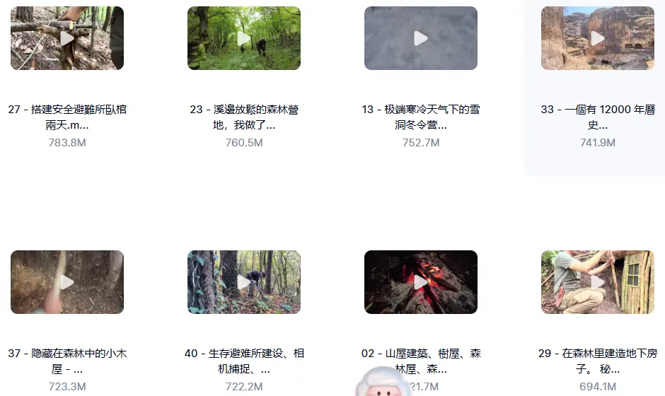 815款横屏国外建造庇护露营野餐无水印视频素材 第10张 815款横屏国外建造庇护露营野餐无水印视频素材 第10张