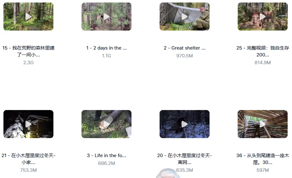 815款横屏国外建造庇护露营野餐无水印视频素材 第7张 815款横屏国外建造庇护露营野餐无水印视频素材 第7张