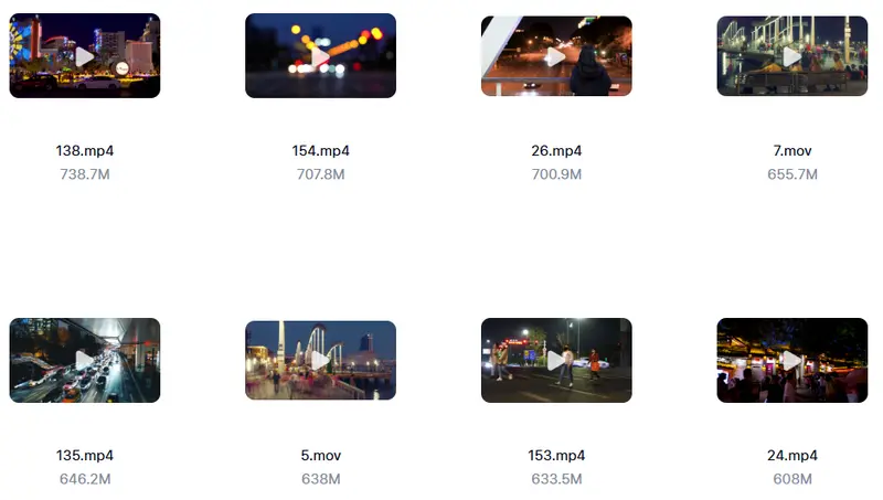 精选155款城市街道车流人流夜景4K横屏视频素材 第3张 精选155款城市街道车流人流夜景4K横屏视频素材 第3张
