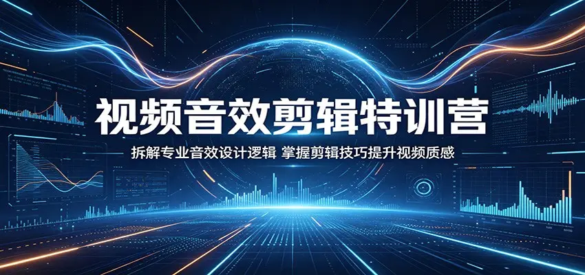 视频音效剪辑特训营:掌握剪辑技巧提升视频质感 第1张 视频音效剪辑特训营:掌握剪辑技巧提升视频质感 第1张