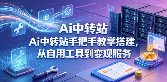 Ai中转站手把手教学搭建，从自用工具到变现服务 第1张
