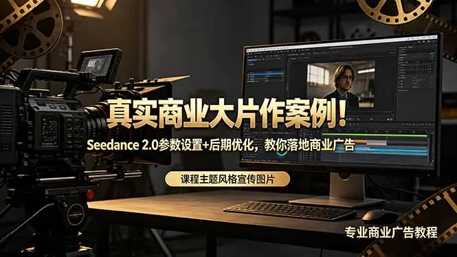 真实商业大片作案例！Seedance 2.0参数设置+后期优化 第1张