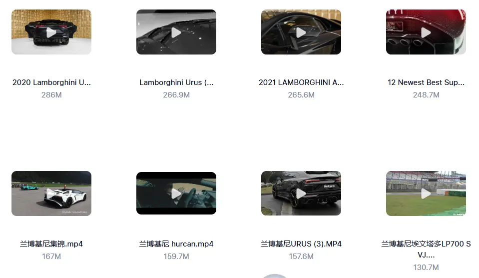 9800款豪车跑车汽车展示镜头4K高清视频素材 第8张 9800款豪车跑车汽车展示镜头4K高清视频素材 第8张
