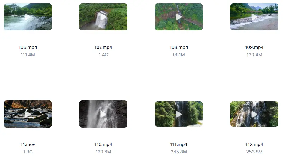 精选157款瀑布河流小溪自然风景4K横屏视频素材 第3张 精选157款瀑布河流小溪自然风景4K横屏视频素材 第3张