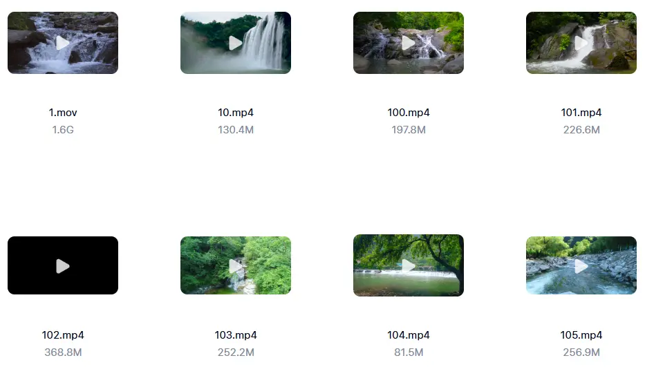 精选157款瀑布河流小溪自然风景4K横屏视频素材 第2张 精选157款瀑布河流小溪自然风景4K横屏视频素材 第2张