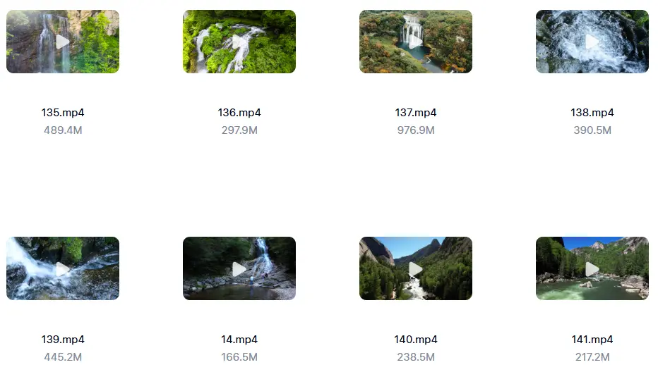 精选157款瀑布河流小溪自然风景4K横屏视频素材 第7张 精选157款瀑布河流小溪自然风景4K横屏视频素材 第7张