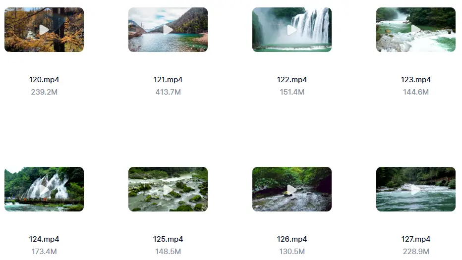 精选157款瀑布河流小溪自然风景4K横屏视频素材 第6张 精选157款瀑布河流小溪自然风景4K横屏视频素材 第6张