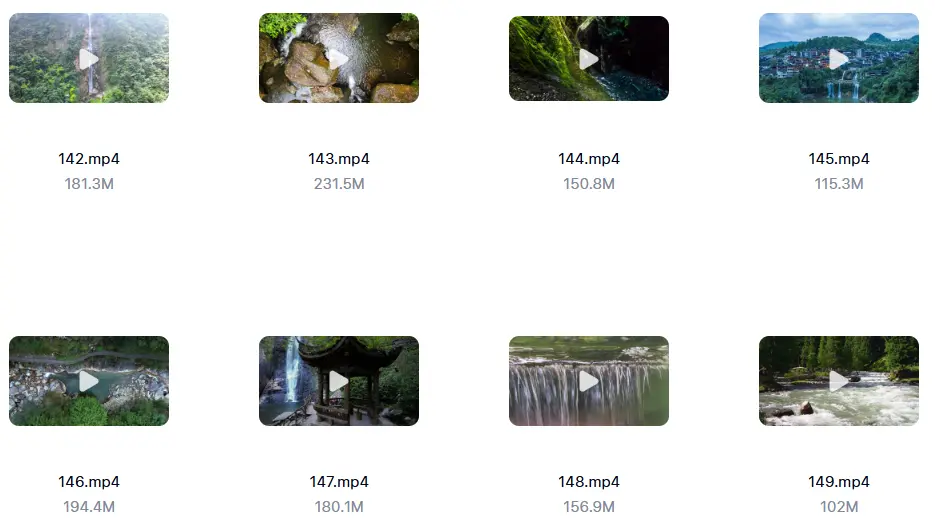 精选157款瀑布河流小溪自然风景4K横屏视频素材 第8张 精选157款瀑布河流小溪自然风景4K横屏视频素材 第8张