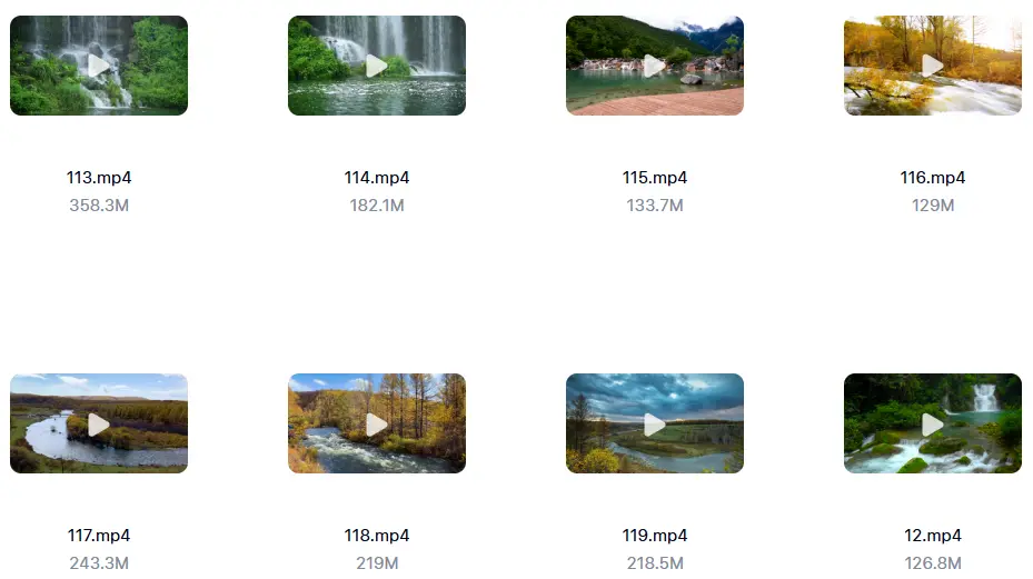 精选157款瀑布河流小溪自然风景4K横屏视频素材 第4张 精选157款瀑布河流小溪自然风景4K横屏视频素材 第4张