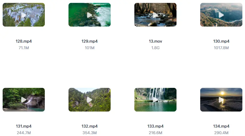 精选157款瀑布河流小溪自然风景4K横屏视频素材 第5张 精选157款瀑布河流小溪自然风景4K横屏视频素材 第5张