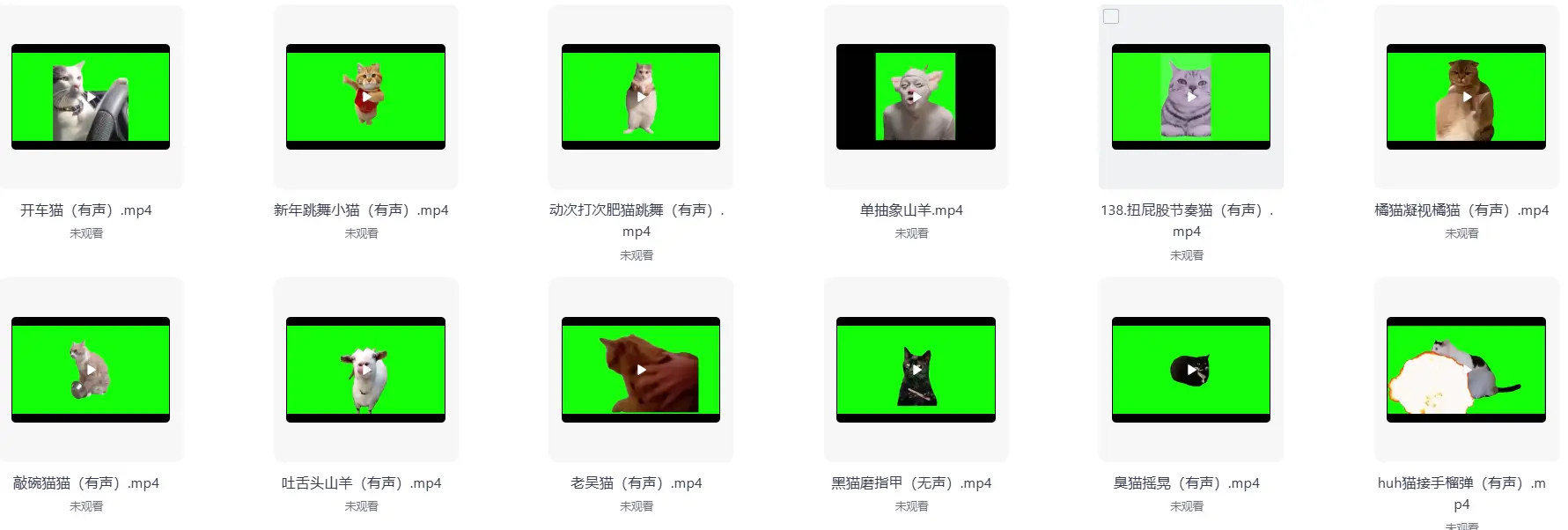 286款搞笑猫咪meme视频绿幕素材合集 第3张 286款搞笑猫咪meme视频绿幕素材合集 第3张
