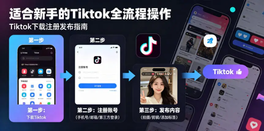 Tiktok下载注册发布,适合新手的Tiktok全流程操作 第1张 Tiktok下载注册发布,适合新手的Tiktok全流程操作 第1张