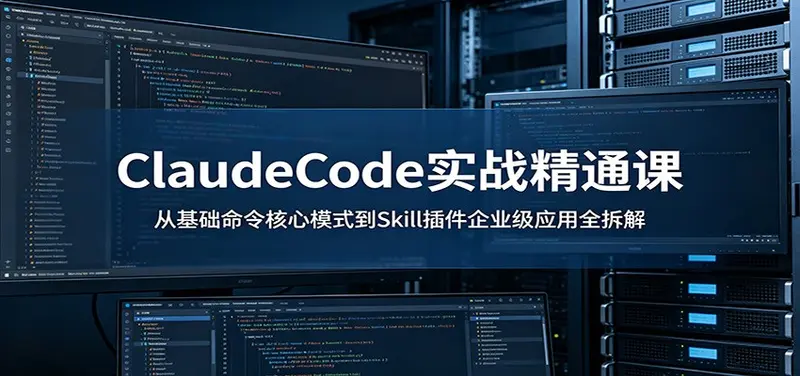ClaudeCode实战精通课:从基础命令核心模式到Skill插件企业级应用全拆解 第1张 ClaudeCode实战精通课:从基础命令核心模式到Skill插件企业级应用全拆解 第1张