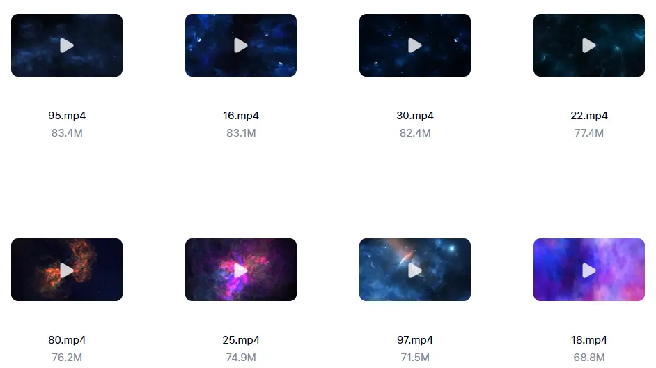 精选99款4K唯美星空星云粒子LED屏幕横屏视频素材 第5张 精选99款4K唯美星空星云粒子LED屏幕横屏视频素材 第5张