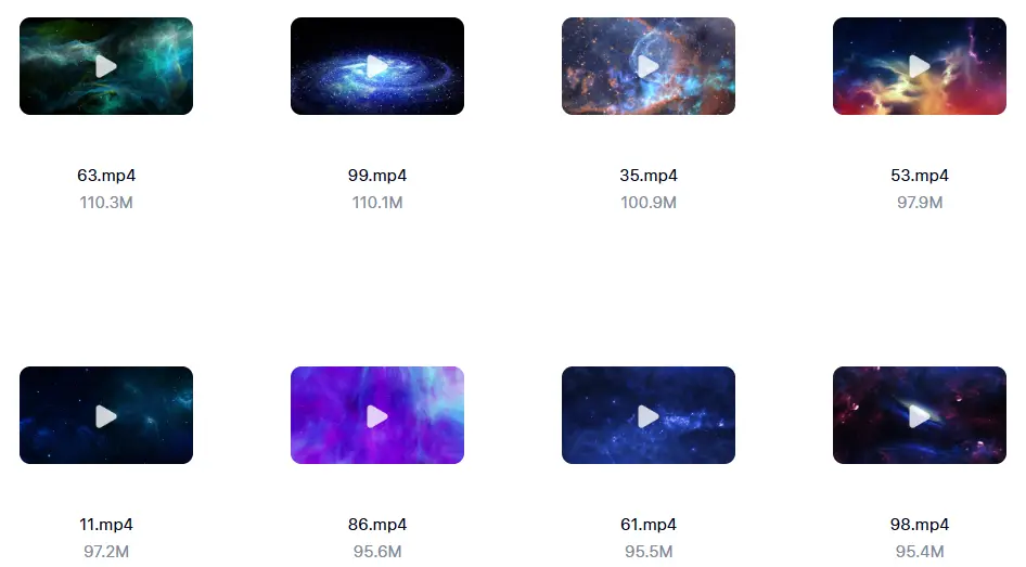 精选99款4K唯美星空星云粒子LED屏幕横屏视频素材 第3张 精选99款4K唯美星空星云粒子LED屏幕横屏视频素材 第3张