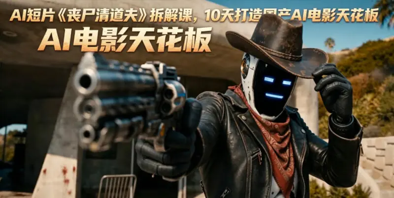 AI短片《丧尸清道夫》拆解课,10天打造国产AI电影天花板 第1张 AI短片《丧尸清道夫》拆解课,10天打造国产AI电影天花板 第1张