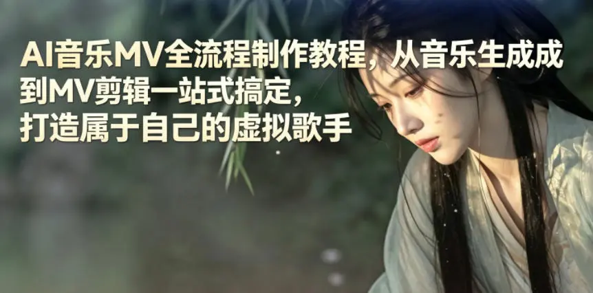 AI音乐MV全流程制作教程,从音乐生成到MV剪辑一站式搞定 第1张 AI音乐MV全流程制作教程,从音乐生成到MV剪辑一站式搞定 第1张