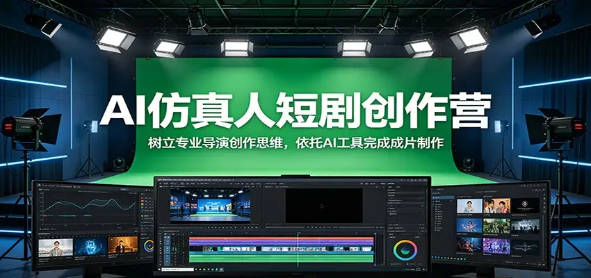 AI仿真人短剧创作营:树立专业导演创作思维 第1张 AI仿真人短剧创作营:树立专业导演创作思维 第1张