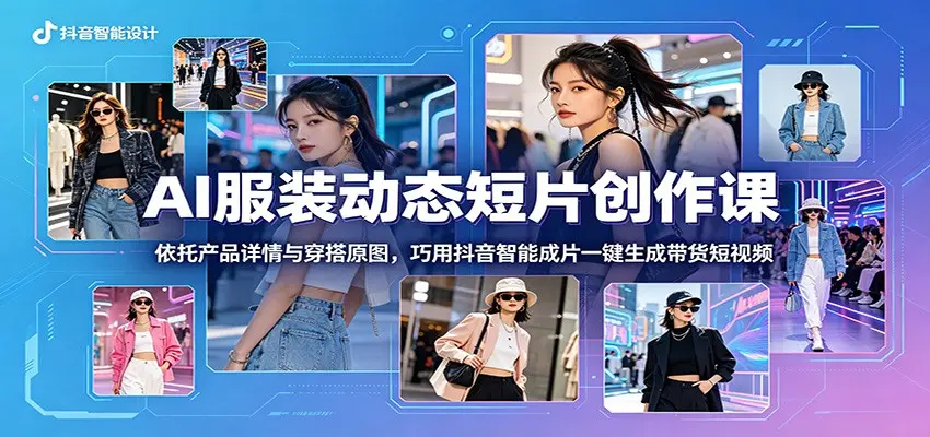 AI服装动态短片创作课 第1张 AI服装动态短片创作课 第1张
