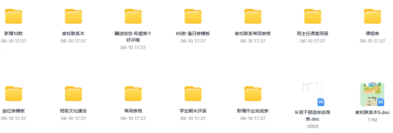 精选班主任班级管理全套表格,可编辑打印 第2张 精选班主任班级管理全套表格,可编辑打印 第2张