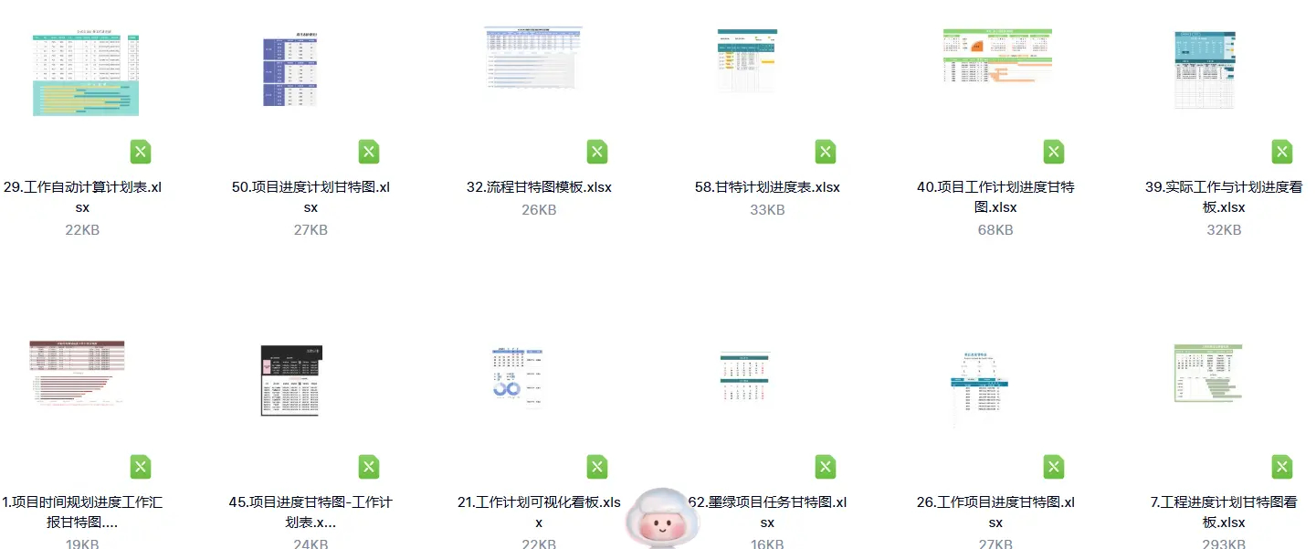 580套Execl甘特图项目日程计划进度表格模板大合集 第6张 580套Execl甘特图项目日程计划进度表格模板大合集 第6张
