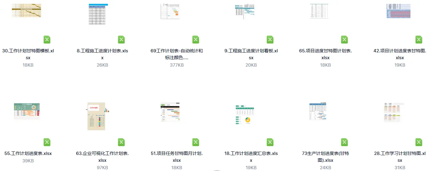 580套Execl甘特图项目日程计划进度表格模板大合集 第4张 580套Execl甘特图项目日程计划进度表格模板大合集 第4张