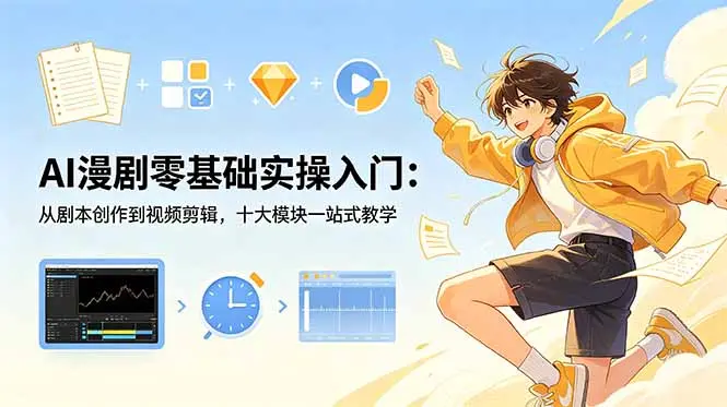 AI漫剧零基础实操入门:从剧本创作到视频剪辑 第1张 AI漫剧零基础实操入门:从剧本创作到视频剪辑 第1张