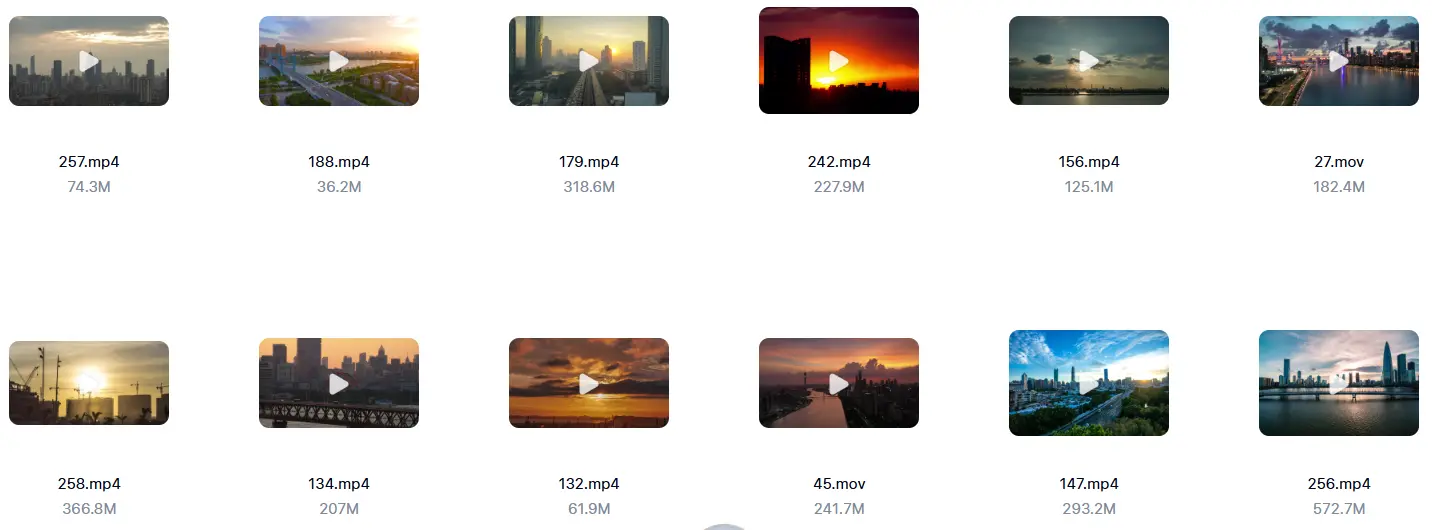精选270款城市夕阳晚霞风景4K横屏视频素材 第2张 精选270款城市夕阳晚霞风景4K横屏视频素材 第2张