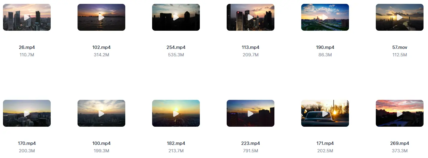 精选270款城市夕阳晚霞风景4K横屏视频素材 第5张 精选270款城市夕阳晚霞风景4K横屏视频素材 第5张