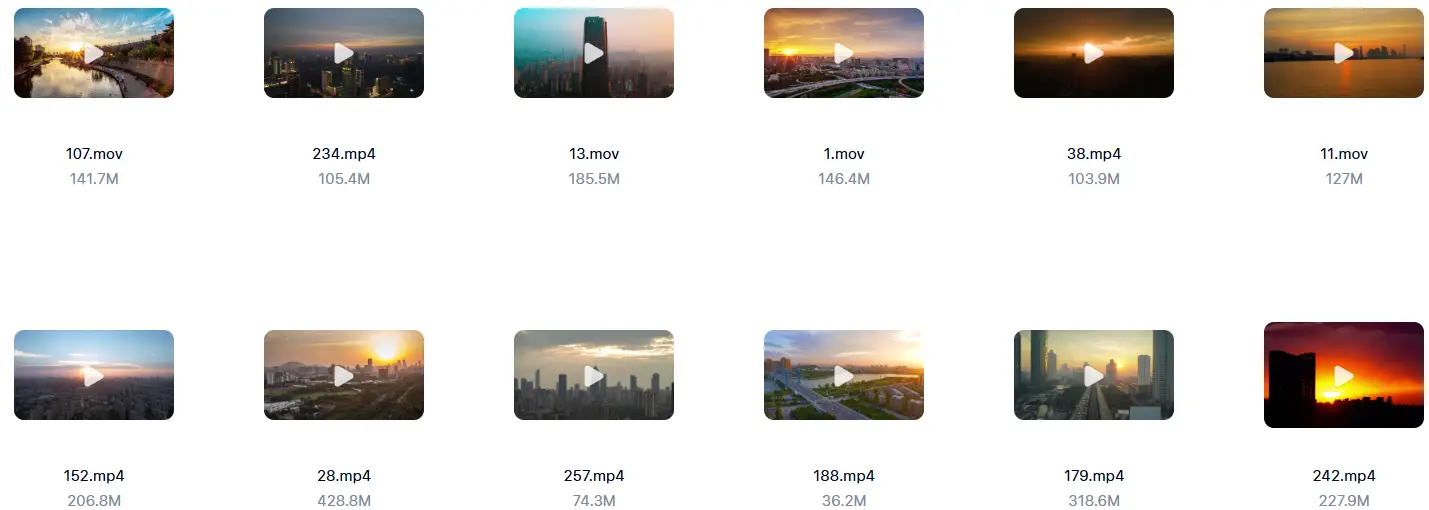 精选270款城市夕阳晚霞风景4K横屏视频素材 第3张 精选270款城市夕阳晚霞风景4K横屏视频素材 第3张