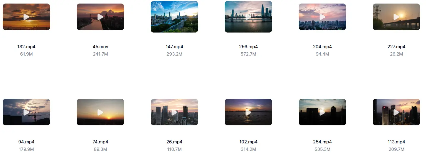 精选270款城市夕阳晚霞风景4K横屏视频素材 第4张 精选270款城市夕阳晚霞风景4K横屏视频素材 第4张
