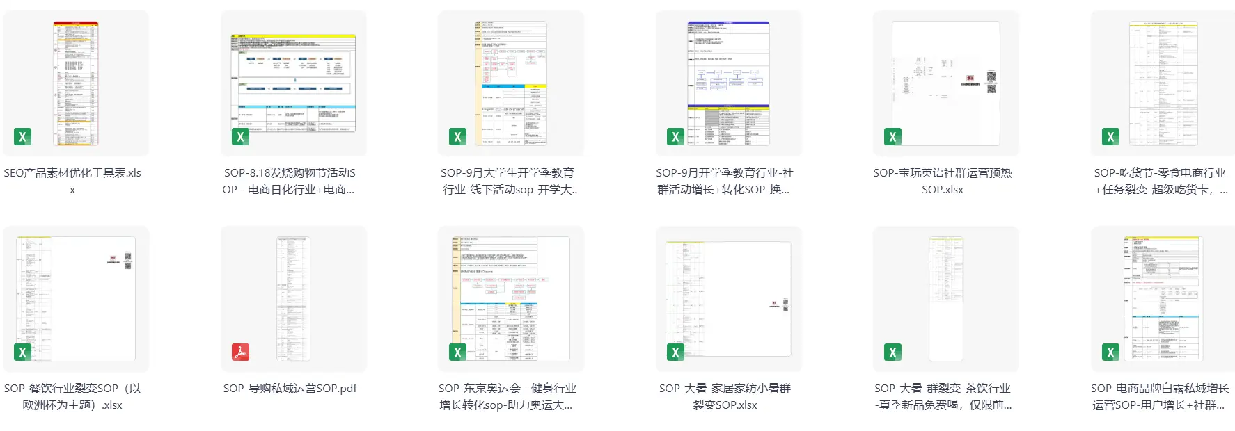67份抖音直播运营全套sop表格案例资料 第5张