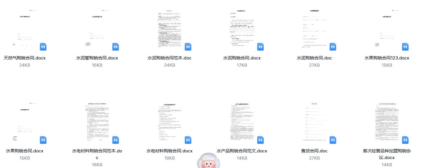 精选260款购销合同模板范文Word模板 第6张