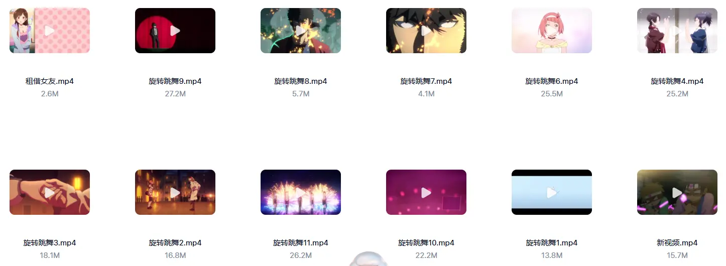 动作旋转动漫素材合集 第3张