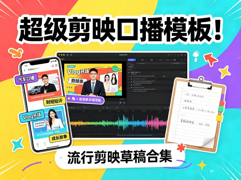 140+套超级剪映口播模板【草稿合集】 第1张 140+套超级剪映口播模板【草稿合集】 第1张