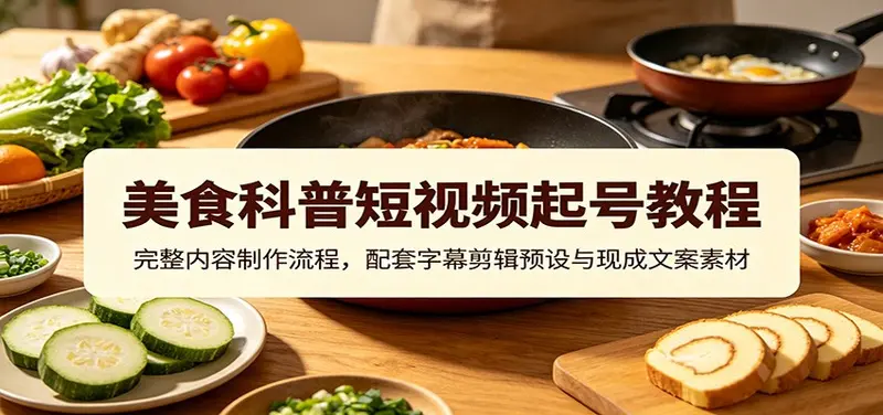 美食科普短视频起号教程:完整内容制作流程 第1张 美食科普短视频起号教程:完整内容制作流程 第1张