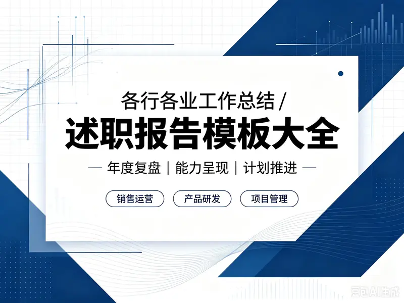 各行各业工作总结 述职报告模板大全 第1张 各行各业工作总结 述职报告模板大全 第1张