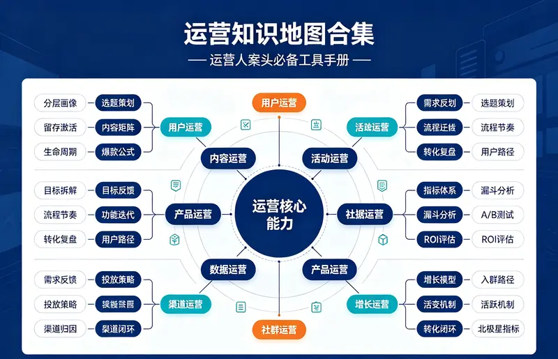 最全的各行各业运营知识地图合集,运营人案头必备 第1张 最全的各行各业运营知识地图合集,运营人案头必备 第1张
