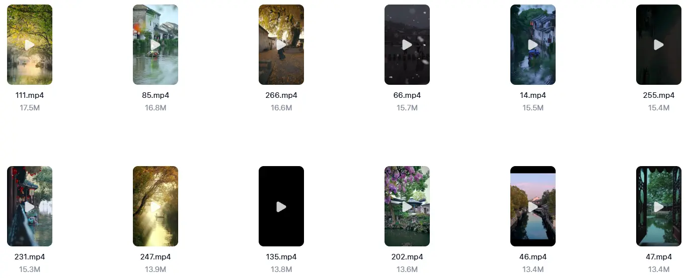 精选792款唯美江南古风古镇治愈风景视频素材 第6张 精选792款唯美江南古风古镇治愈风景视频素材 第6张